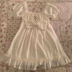 🖤SOLD🖤 Liz Lisa white bow babydoll dress EDITED READ DESCRIPTION